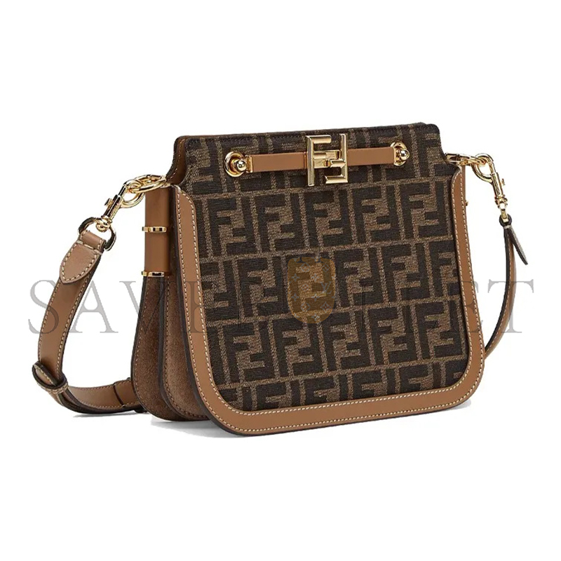 F**di touch fabric brown 8bt349agy6f1fsm (26.5*19*10cm)